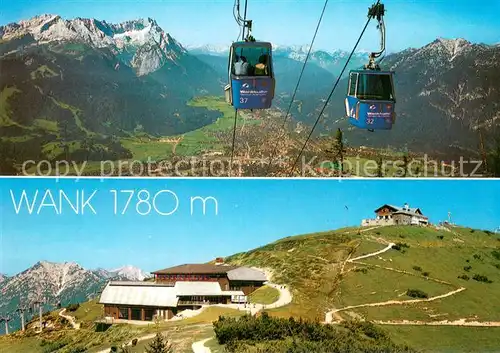 AK / Ansichtskarte  Seilbahn_Cable-Car_Telepherique Garmisch Pasrtenkirchen Wank 