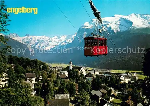 AK / Ansichtskarte  Seilbahn_Cable-Car_Telepherique Engelberg Zentralschweiz Seilbahn Brunni 