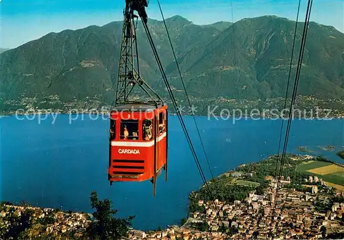 AK / Ansichtskarte  Seilbahn_Cable-Car_Telepherique Locarno Cardada 