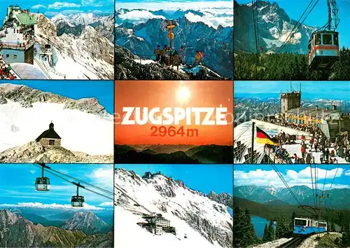 AK / Ansichtskarte 73812688 Seilbahn_Cable-Car_Telepherique Zugspitze  