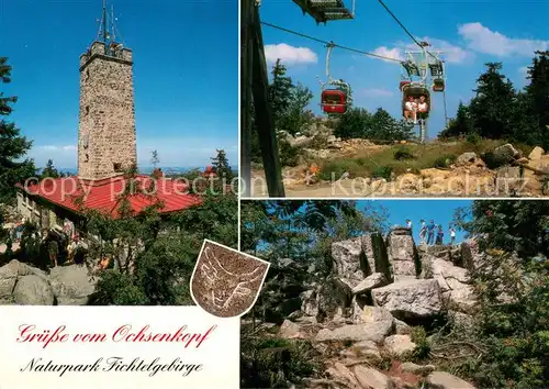 AK / Ansichtskarte  Sessellift_Chairlift_Telesiege Ochsenkopf Naturpark Fichtelgebirge 