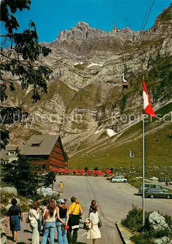 AK / Ansichtskarte  Seilbahn_Cable-Car_Telepherique Auf Schwaegalp  