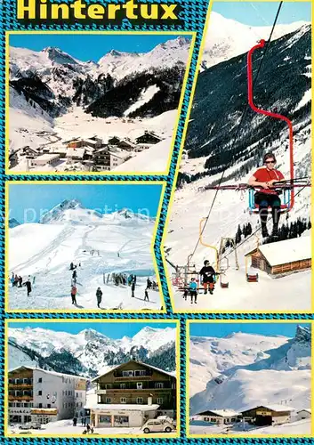 AK / Ansichtskarte 73812718 Sessellift_Chairlift_Telesiege Hintertux Zillertal 