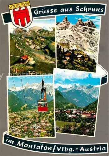 AK / Ansichtskarte  Seilbahn_Cable-Car_Telepherique Schruns im Montafon Vlbg. Austria 