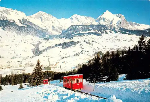 AK / Ansichtskarte 73812728 Bergbahn Obertoggenburg Schweiz Saentis Schafberg Bergbahn