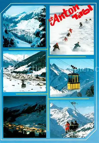 AK / Ansichtskarte 73812742 Seilbahn_Cable-Car_Telepherique St.Anton Tirol Arlberg 