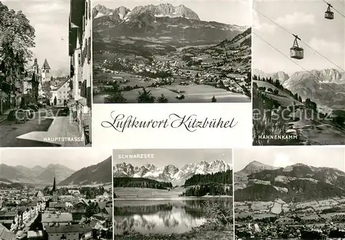 AK / Ansichtskarte  Seilbahn_Cable-Car_Telepherique Kitzbuehel Schwarzsee Hahnenkamm Tirol  