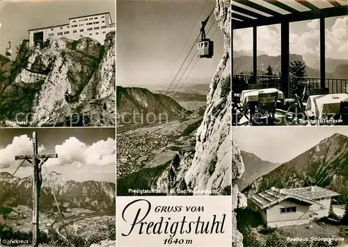 AK / Ansichtskarte  Seilbahn_Cable-Car_Telepherique Predigtstuhl 