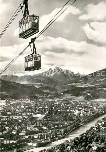 AK / Ansichtskarte 73812752 Seilbahn_Cable-Car_Telepherique Hungerburg Innsbrucker Nordkettenbahn 