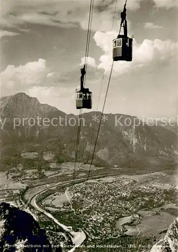 AK / Ansichtskarte  Seilbahn_Cable-Car_Telepherique Bad Reichenhall Hoehensonne Berghuette Predigtstuhl 