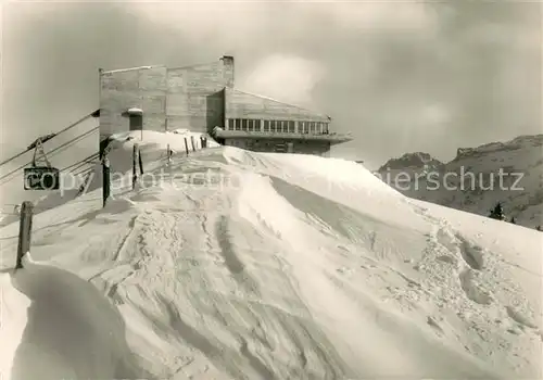 AK / Ansichtskarte  Seilbahn_Cable-Car_Telepherique Alpsiegel und Bogarten Bergstation Und Restourant 