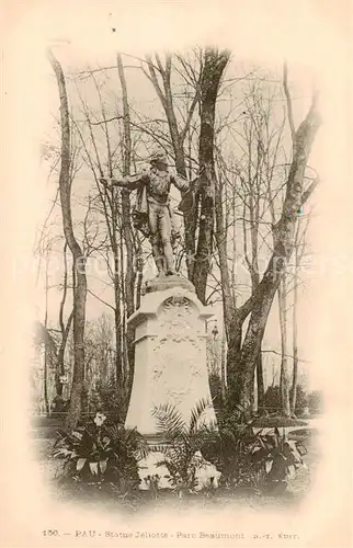 AK / Ansichtskarte Pau_64 Statue Jeliotte Parc Beaumont 