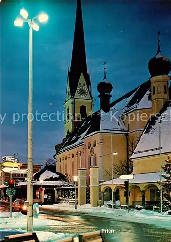 AK / Ansichtskarte  Prien_Chiemsee Kirche Prien Chiemsee