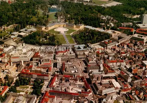 AK / Ansichtskarte  Karlsruhe_Baden Fliegeraufnahme Karlsruhe_Baden