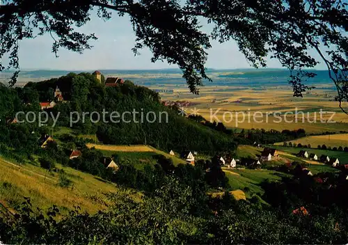 AK / Ansichtskarte  Wesergebirge Blick auf die Schaumburg und Rosenthal mit Hess Oldendorf Wesergebirge