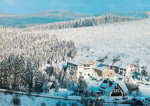 AK / Ansichtskarte  Winterberg_Hochsauerland Kurklinik Astensanatorium Fliegeraufnahme Winterberg_Hochsauerland