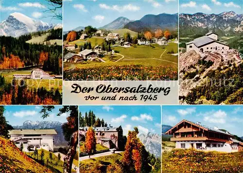 AK / Ansichtskarte  Obersalzberg_Berchtesgaden Hitlerhaus Obersalzberg vor 1933 Kehlsteinhaus Ruine Hitlerhaus Goeringhaus 