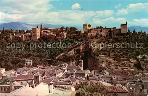 AK / Ansichtskarte 73812918 Granada_Andalucia_ES Vista parcial de la Alhambra 