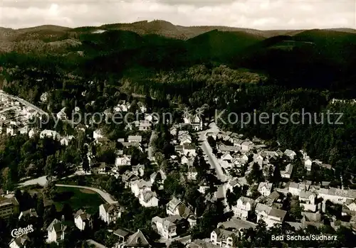 AK / Ansichtskarte  Bad_Sachsa_Harz Panorama Kurort Bad_Sachsa_Harz