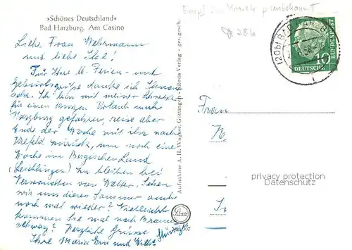 AK / Ansichtskarte 73812953 Bad_Harzburg Casino Serie Schoenes Deutschland Bad_Harzburg