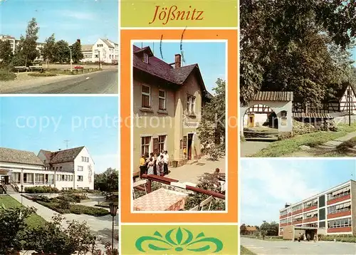 AK / Ansichtskarte  Joessnitz FDGB Erholungsheim Richard Mildenstrey Gaststaette Pfaffenmuehle Ferienheim Lochbauer Polytechnische Oberschule Joessnitz