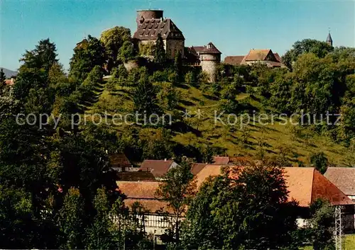 AK / Ansichtskarte  Trendelburg_Diemel Burghotel und Haus am Wald 