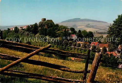 AK / Ansichtskarte  Trendelburg_Diemel Burghotel und Gaestehaus Panorama 