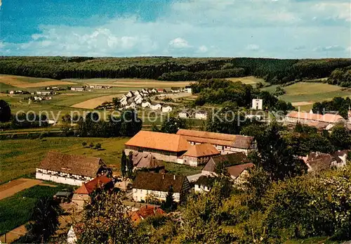 AK / Ansichtskarte  Trendelburg_Diemel Burghotel und Gaestehaus Panorama 