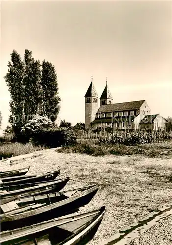 AK / Ansichtskarte  Niederzell_Reichenau St. Peter und Paul Kirche erbaut ca. 1100 Niederzell Reichenau