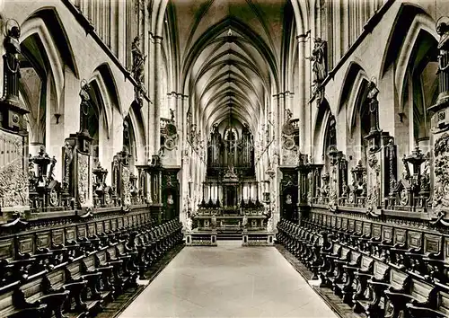 AK / Ansichtskarte  Salem_Baden Muenster Blick auf Hochaltar und Orgel Salem_Baden