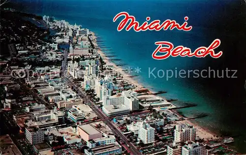 AK / Ansichtskarte 73813014 Miami_Beach Aerial view 