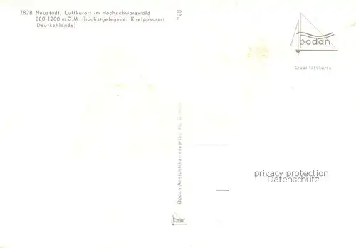 AK / Ansichtskarte  Neustadt__Schwarzwald_Titisee-Neustadt Ortsansicht mit Kirche Luftkurort im Hochschwarzwald 