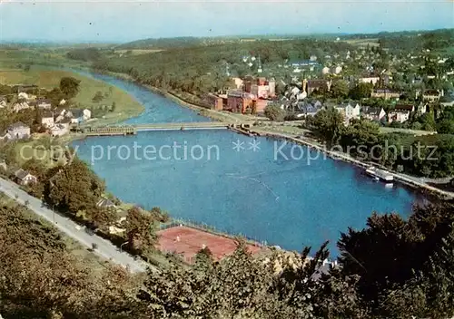 AK / Ansichtskarte  Kettwig Panorama mit Stausee Kettwig