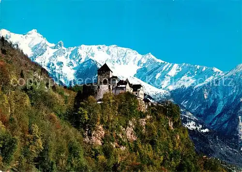 AK / Ansichtskarte  Vaduz_Liechtenstein_FL Blick zum Schloss Alpen 