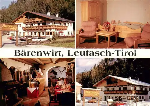 AK / Ansichtskarte 73813100 Leutasch_Tirol_AT Gasthof Pension Baerenwirt 