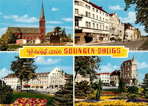 AK / Ansichtskarte 73813114 Ohligs Motive Innenstadt Kirche Hotel Ohligs