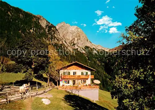 AK / Ansichtskarte 73813120 Schenna_Meran_Trentino_IT Gasthof Gsteier Alpen 