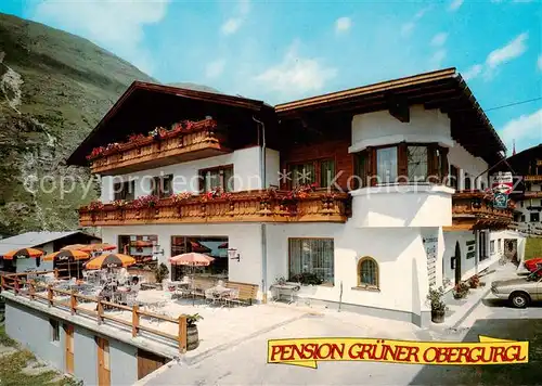 AK / Ansichtskarte  Obergurgl_Soelden_oetztal_Tirol Pension Gruener 