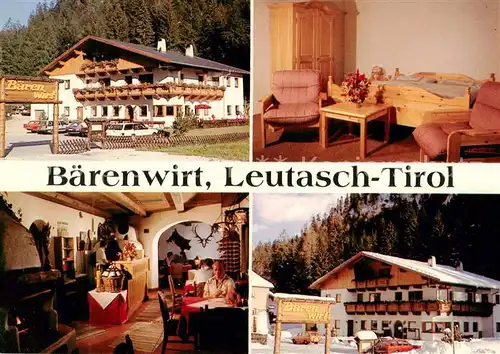 AK / Ansichtskarte 73813137 Leutasch_Tirol_AT Gasthof Pension Baerenwirt 