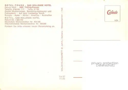 AK / Ansichtskarte 73813164 Tittling Rotel Tours Das Rollende Hotel Tittling