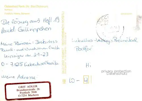 AK / Ansichtskarte  Bad_Doberan Kurhaus Bad_Doberan