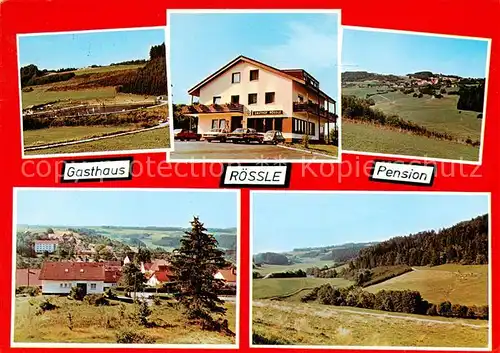 AK / Ansichtskarte  Fuernsal Gasthaus Roessle Pension Panorama Fuernsal