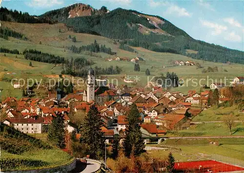 AK / Ansichtskarte  Nesselwang Panorama mit Reuter Wanne Nesselwang