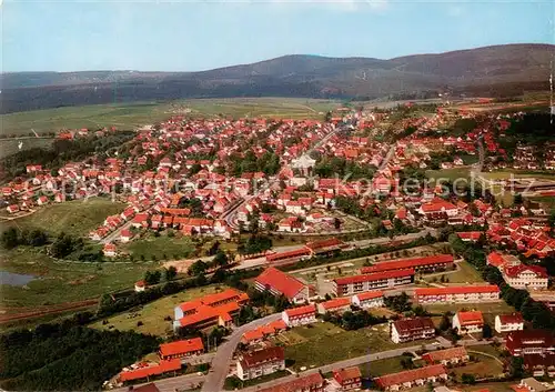 AK / Ansichtskarte  Clausthal-Zellerfeld Fliegeraufnahme Clausthal-Zellerfeld