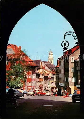 AK / Ansichtskarte  Ravensburg__Wuerttemberg Ortspartie 