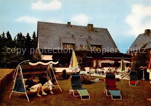 AK / Ansichtskarte  Winterberg_Hochsauerland Hotel Pension Fichtenwald Winterberg_Hochsauerland