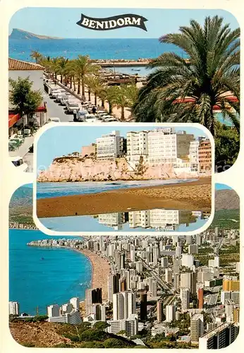 AK / Ansichtskarte  Benidorm_ES Strand Hotels Promenade 