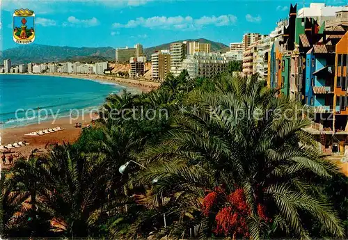 AK / Ansichtskarte  Benidorm_ES Parque y Playa de Poniente 