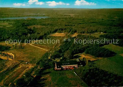 AK / Ansichtskarte  Hinsbeck Jugendherberge Vierlinden Fliegeraufnahme Hinsbeck