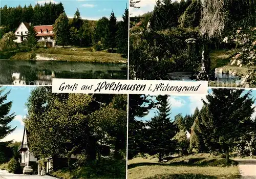 AK / Ansichtskarte  Holzhausen_Burbach Waldhaus Gaststaette Pension Natur Holzhausen Burbach